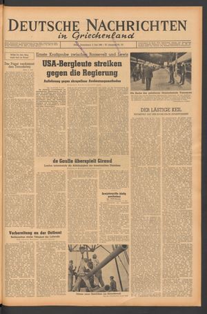 Deutsche Nachrichten in Griechenland vom 05.06.1943