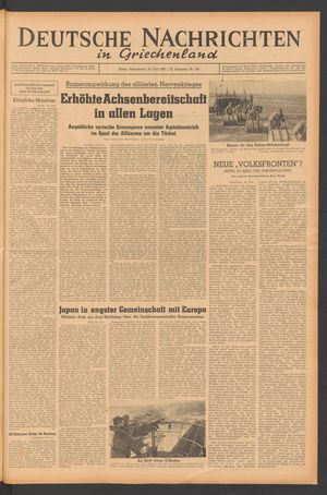 Deutsche Nachrichten in Griechenland on Jun 19, 1943
