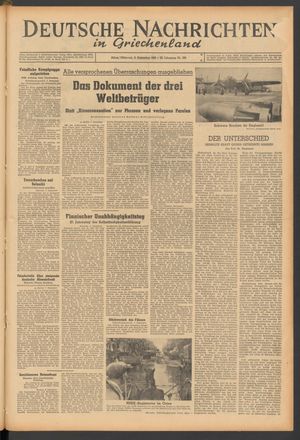 Deutsche Nachrichten in Griechenland vom 08.12.1943