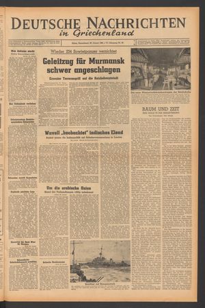 Deutsche Nachrichten in Griechenland on Jan 29, 1944