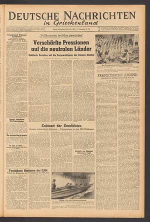 Deutsche Nachrichten in Griechenland on Apr 29, 1944
