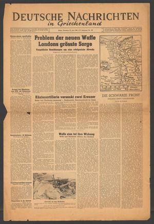 Deutsche Nachrichten in Griechenland vom 27.06.1944