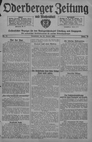 Oderberger Zeitung und Wochenblatt vom 23.01.1932