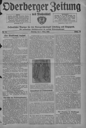 Oderberger Zeitung und Wochenblatt vom 01.03.1932