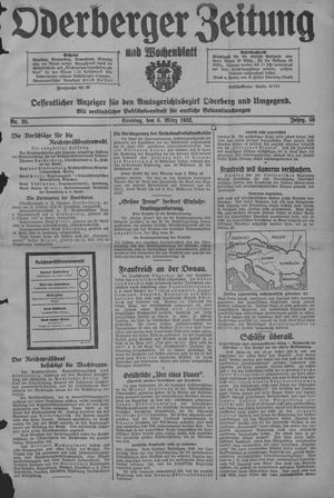 Oderberger Zeitung und Wochenblatt vom 06.03.1932