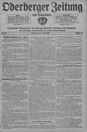 Oderberger Zeitung und Wochenblatt vom 05.06.1932