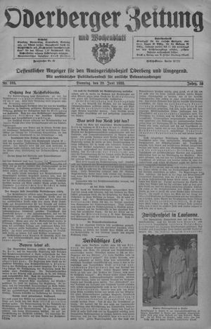 Oderberger Zeitung und Wochenblatt vom 28.06.1932