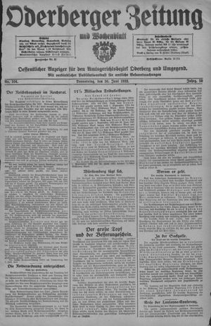 Oderberger Zeitung und Wochenblatt on Jun 30, 1932