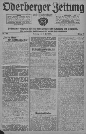 Oderberger Zeitung und Wochenblatt on Jul 9, 1933