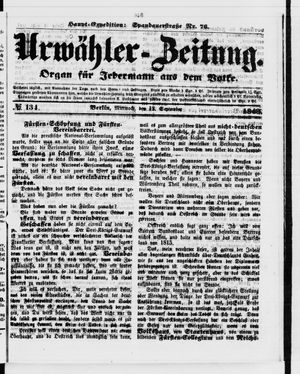 Urwähler-Zeitung vom 12.09.1849
