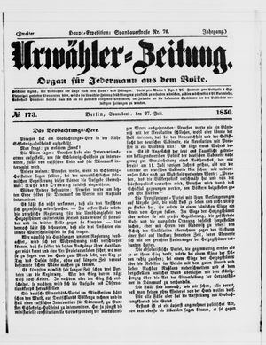 Urwähler-Zeitung vom 27.07.1850