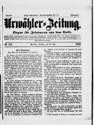 Urwähler-Zeitung vom 30.07.1850