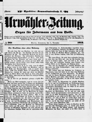 Urwähler-Zeitung vom 06.11.1852