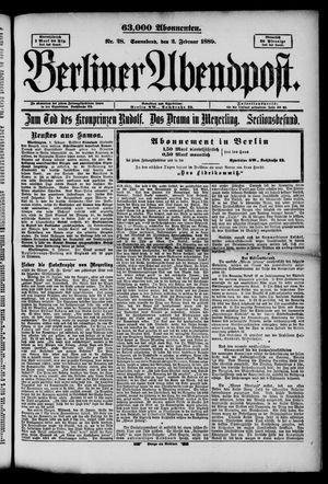Berliner Abendpost on Feb 2, 1889