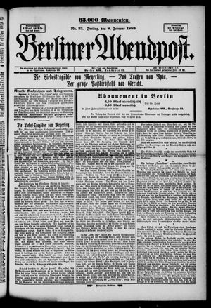 Berliner Abendpost vom 08.02.1889