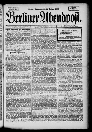 Berliner Abendpost vom 14.02.1889