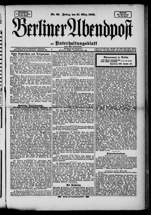 Berliner Abendpost vom 15.03.1889