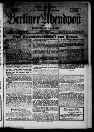 Berliner Abendpost on Mar 30, 1889