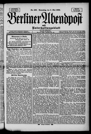 Berliner Abendpost vom 09.05.1889