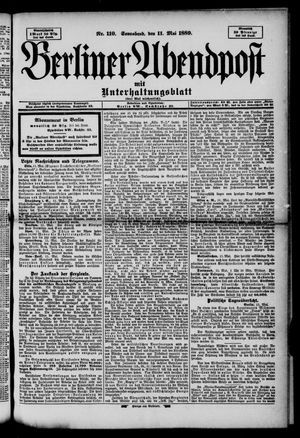 Berliner Abendpost vom 11.05.1889