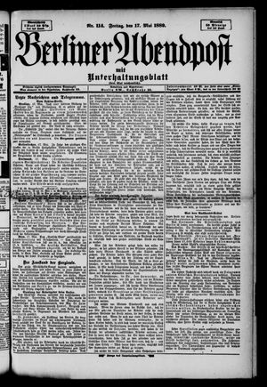 Berliner Abendpost vom 17.05.1889