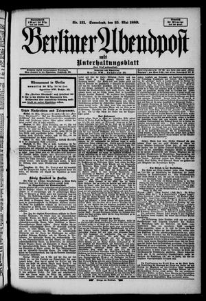 Berliner Abendpost vom 25.05.1889