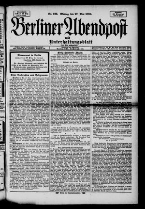 Berliner Abendpost vom 27.05.1889