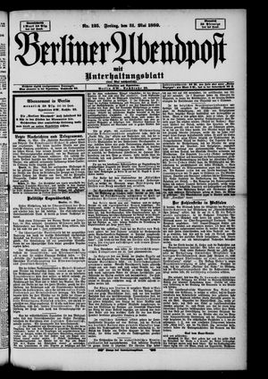 Berliner Abendpost vom 31.05.1889