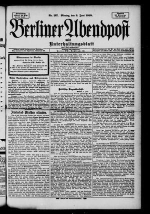 Berliner Abendpost on Jun 3, 1889