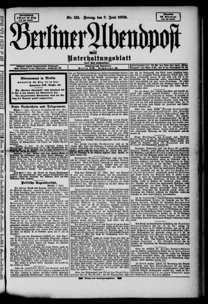 Berliner Abendpost vom 07.06.1889