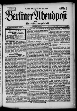 Berliner Abendpost vom 24.06.1889