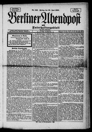 Berliner Abendpost on Jun 28, 1889