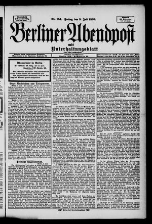 Berliner Abendpost vom 05.07.1889