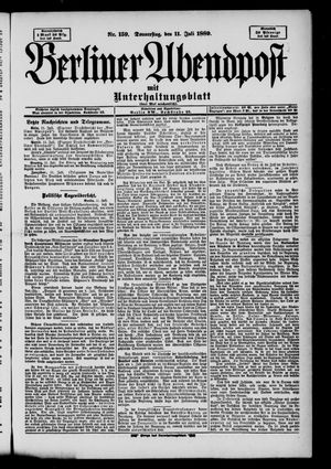 Berliner Abendpost vom 11.07.1889