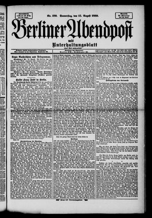 Berliner Abendpost vom 15.08.1889