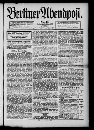 Berliner Abendpost vom 21.02.1890