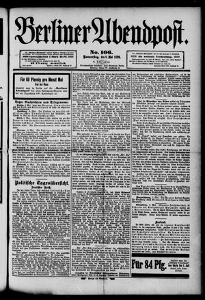 Berliner Abendpost vom 08.05.1890