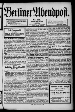 Berliner Abendpost vom 04.07.1890