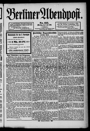 Berliner Abendpost vom 07.07.1890