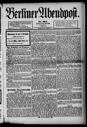 Berliner Abendpost vom 18.07.1890