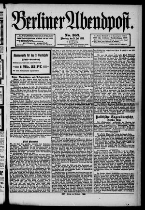 Berliner Abendpost vom 21.07.1890