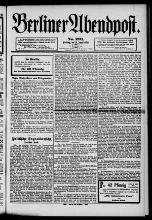 Berliner Abendpost vom 29.08.1890