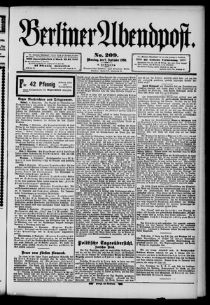 Berliner Abendpost vom 08.09.1890