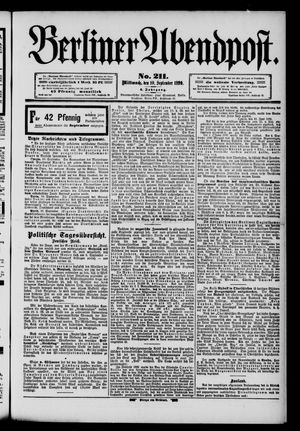 Berliner Abendpost vom 10.09.1890