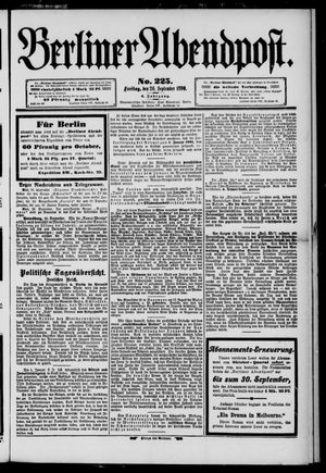 Berliner Abendpost on Sep 26, 1890