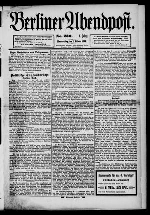 Berliner Abendpost vom 02.10.1890
