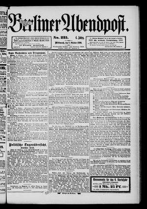 Berliner Abendpost vom 08.10.1890