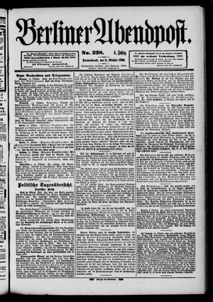 Berliner Abendpost vom 11.10.1890