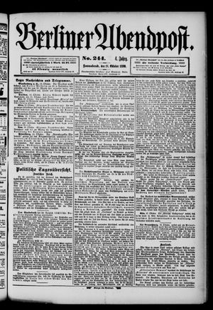 Berliner Abendpost vom 18.10.1890