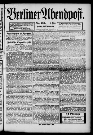 Berliner Abendpost vom 28.10.1890